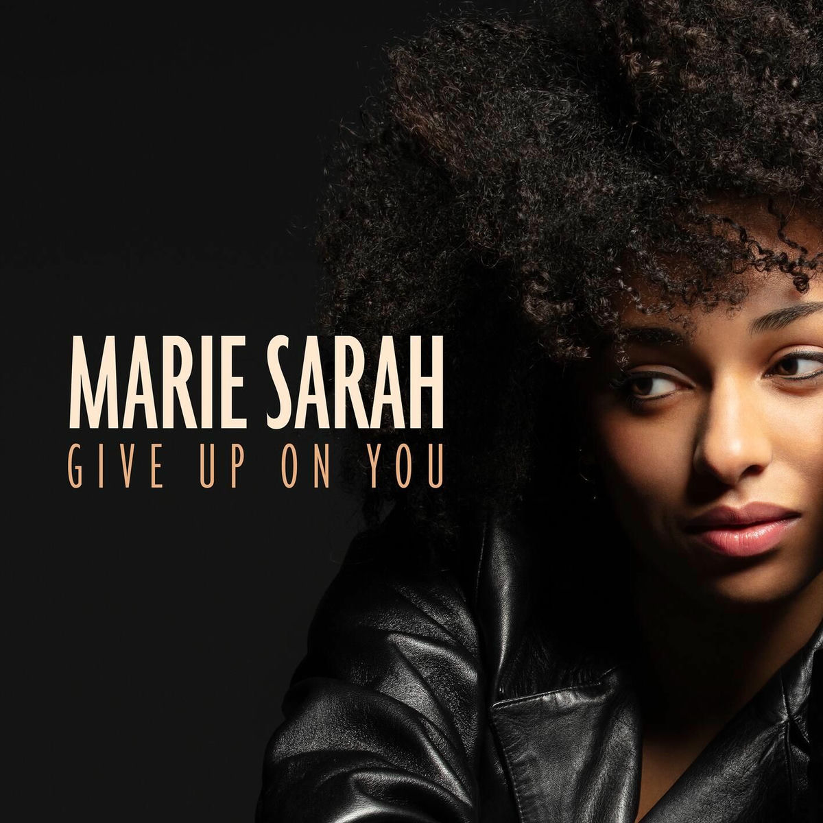 Marie Sarah — Give Up On You, pochette du single